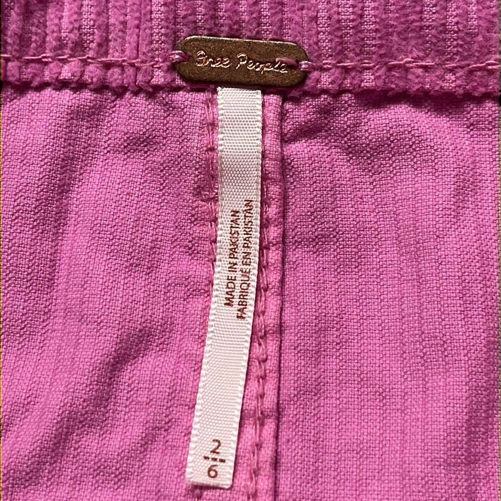 NWT Free People Ray Cord Mini Skirt Size 2 - Picture 8 of 12